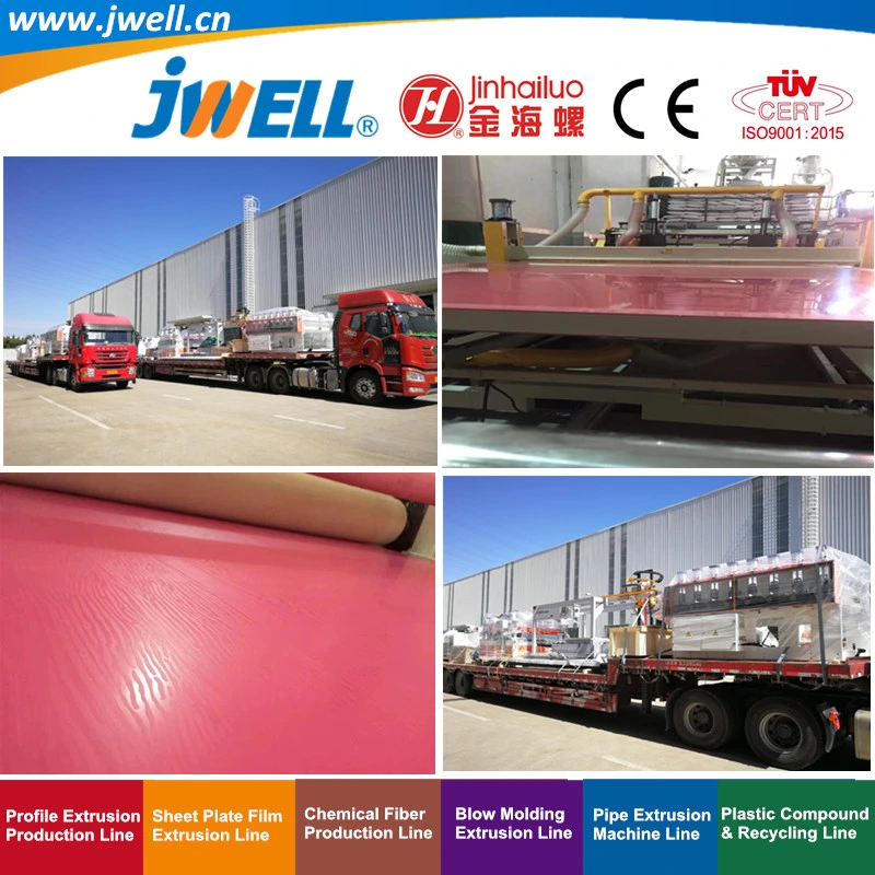 Jwell PVC Plastic Foamed Board and PVC Door Frame Recycling Profile Making Extrusion Machine