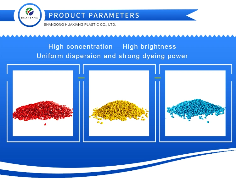 Competitive Price Color Masterbatch Plastic Granules for Extrusion, Injection, Blown Film