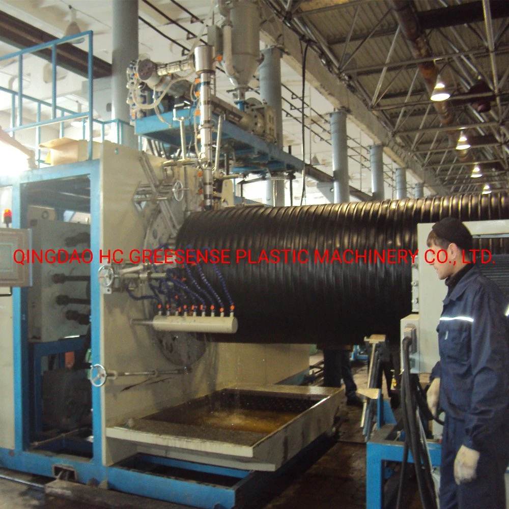 Plastic HDPE Inner Rib Reinforced Spiral Sewage Pipe Making Machinery/Krah/Dwc Pipe Machinery
