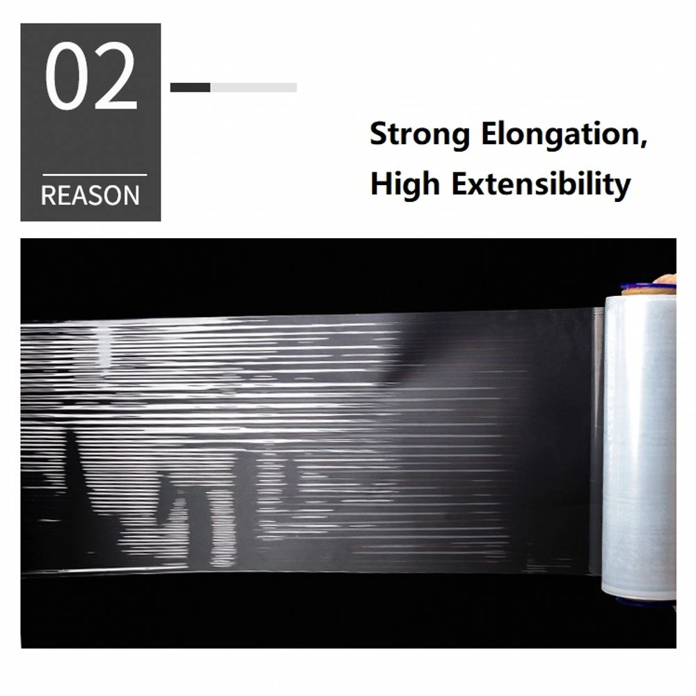 Transparent 20mic X 500mm LLDPE Stretch Film Stretch Wrap Film Stretch Film