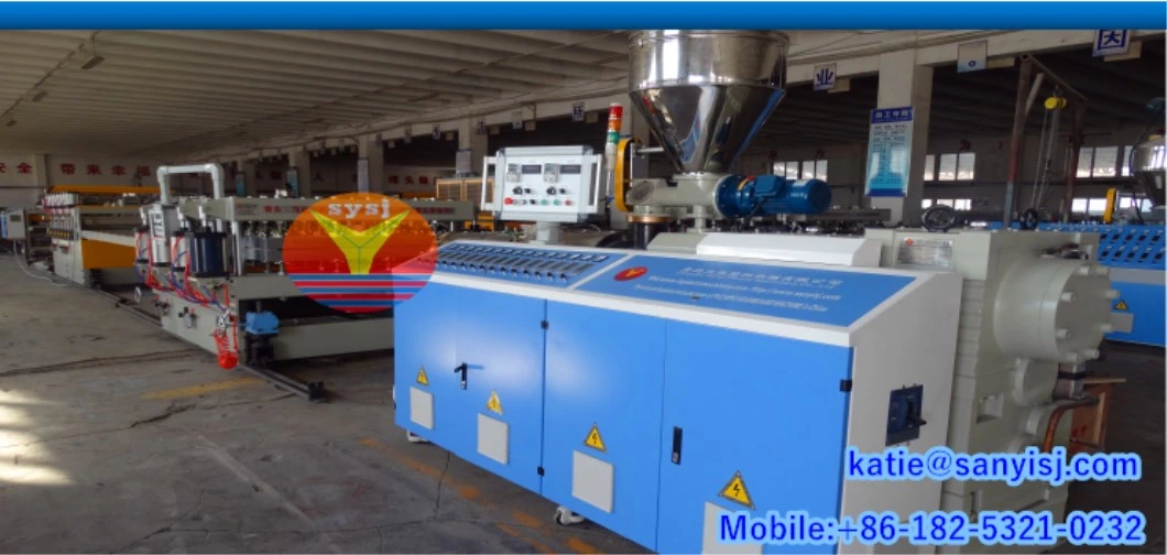 Plastic WPC Floor Panel Machinery PVC Foam Board/Sheet Extruder Extrusion Machine