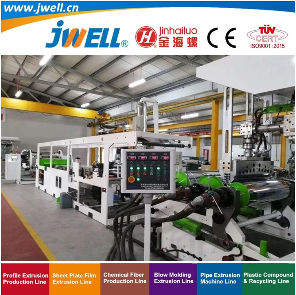 Jwell-PLA Sheet Recycling Plastic Cup Food Packing Making Extrusion Machine