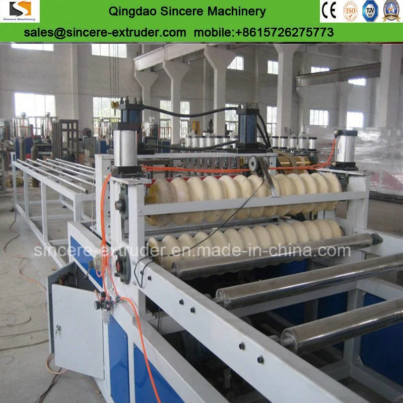 3-Layer PVC PC Corrugated Sheet Extrusion Line