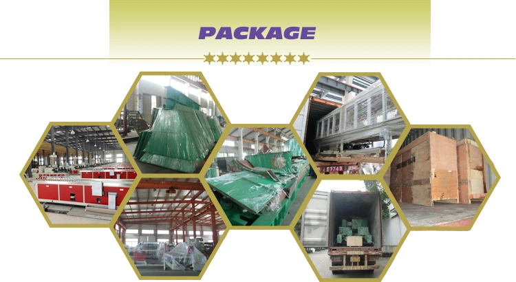 Click Locking Rvp/Spc Floor Board Extrusion Machine