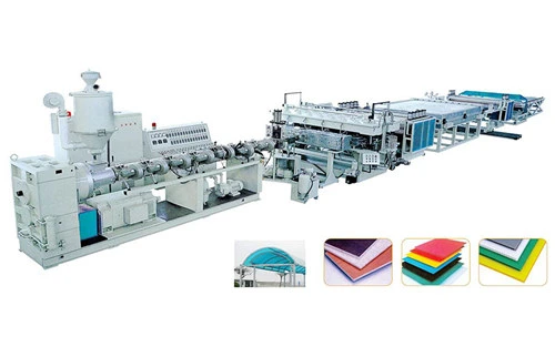 PP PC Hollow Sheet/Hollow Grid Plate Extrusion Line Machine