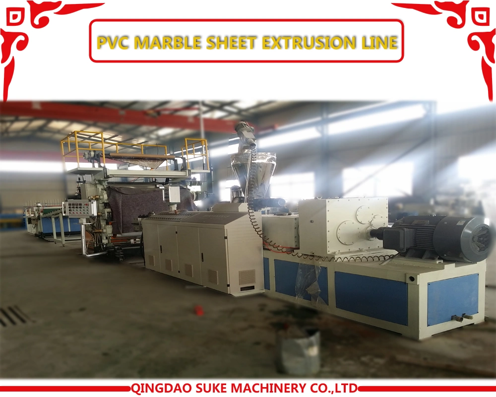 PVC Marble Sheet Extrusion Production Machine Line