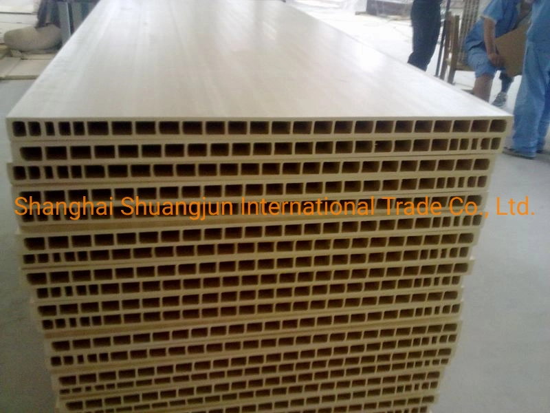 Wooden Print Surface Laminating Plastic PVC Wall Panel Profile Extrusion Machine Line 65/132 Conical Extruder