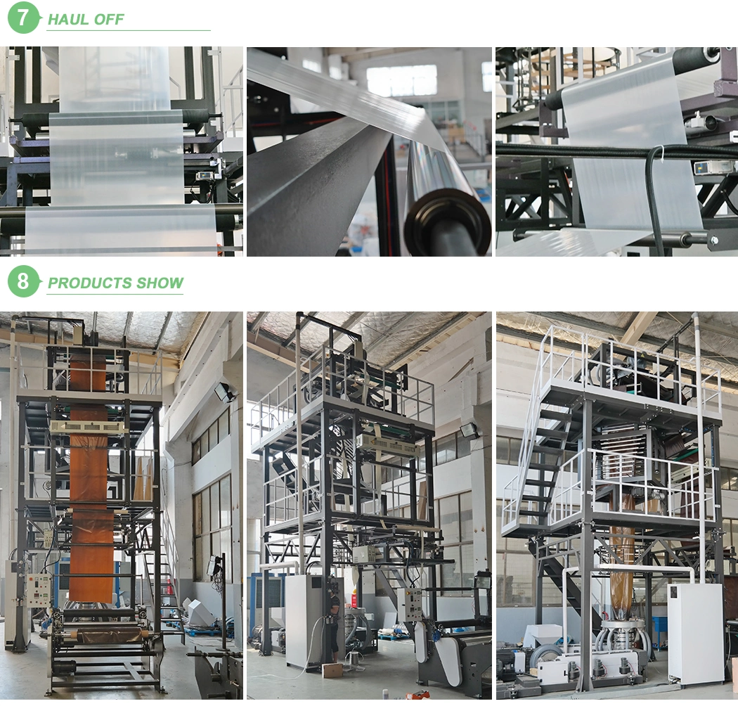 Cm-ABA-3535-650 High Safety Level Two Layers Co-Extrusion Film Blowing Machine