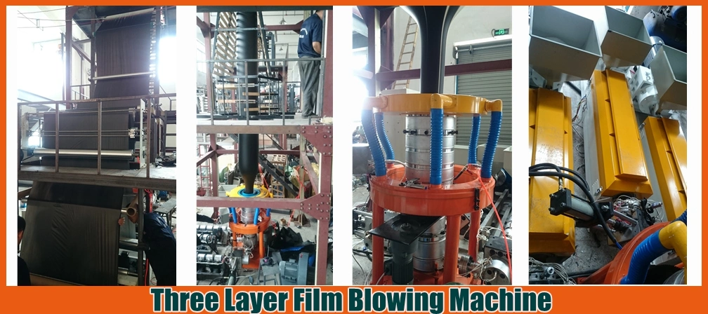 ABC 3 Layer Co-Extrusion High Speed Film Blowing Machine