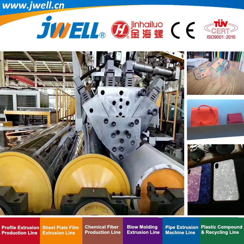 Jwell - Transparent Automobile TPU Extrusion Plastic TPU EVA Film Sheet Extruder