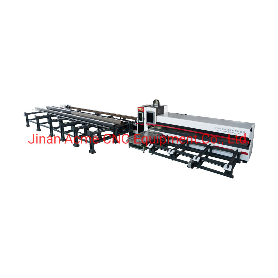 2020 New Design Automatic Loading 12m Pipe Fiber Laser Cutting Machine for Carbon Steel Tube