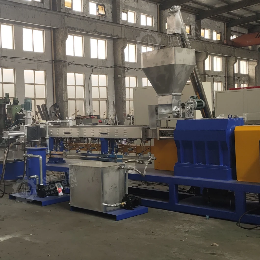 HDPE LLDPE LDPE Compounding with Carbon Wax Twin Screw Pelletizing Machine