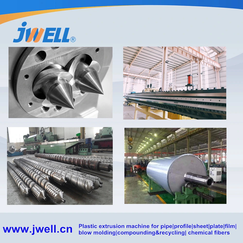 Jwell Tpo PVC HDPE CPE Apf-C EVA Evb Evc Membrane Sheet Extrusion PE Geomembrane Sheet Extruder Machine