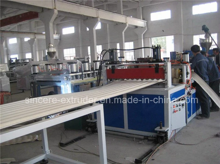 3-Layer PVC PC Corrugated Sheet Extrusion Line