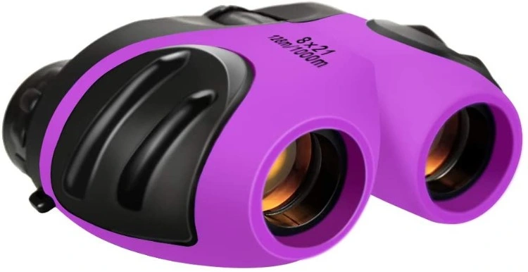 Best Gift 8X21 Glass Lens Eyepiece Folding Binoculars Telescope for Kids Children