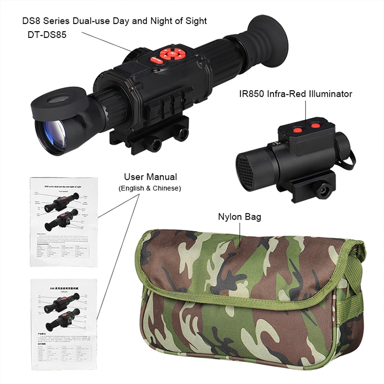 New Arrival Digital USB Charge 4X Night Vision Scope Mount to Rifle