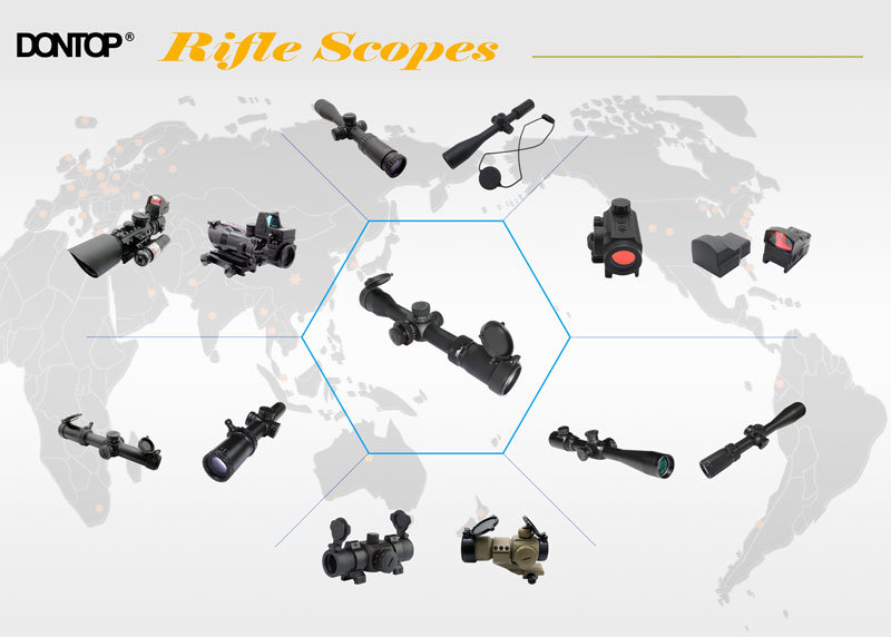 Optic Rifle Scopes 1-4X28 Tactical Riflescopes China
