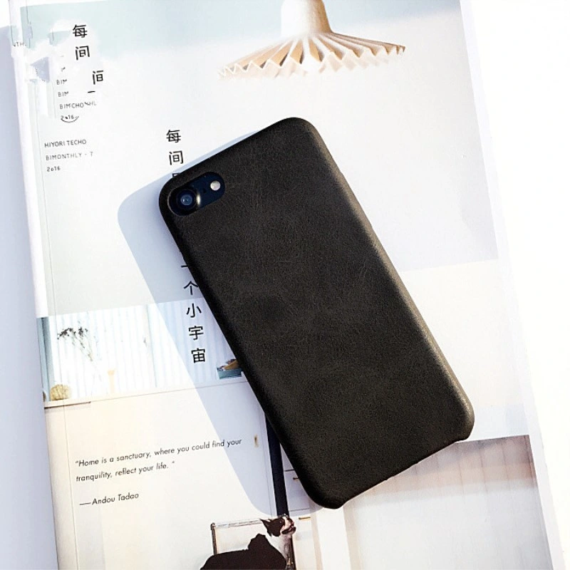 Vintage Style Leather Phone Case for iPhone Xs Max iPhone Xs iPhone 8 Plus iPhone Xr