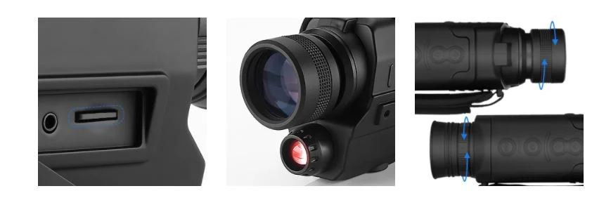 Long-Range Digisight Pj2 Infrared Night Patrol Compact Binoculars