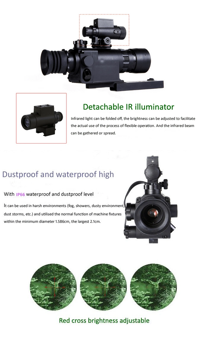 Perfect Deer Hunting Airsoft Super Gen 1 Reticle Sight Infrared IR Illumination Night Vision Rifle Scope