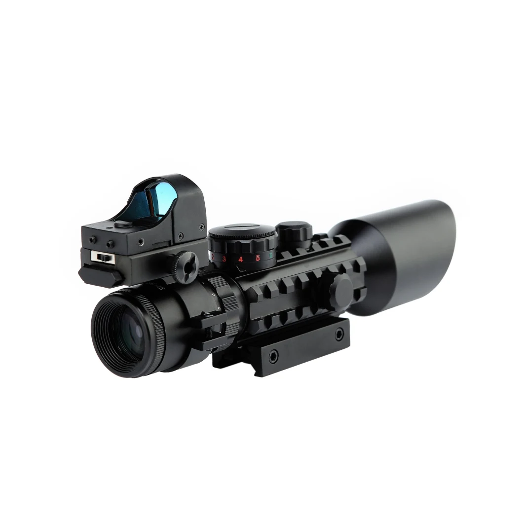 3-10X40 Rifle Scope Sight Red DOT Sight Laser Pointer Riflescope