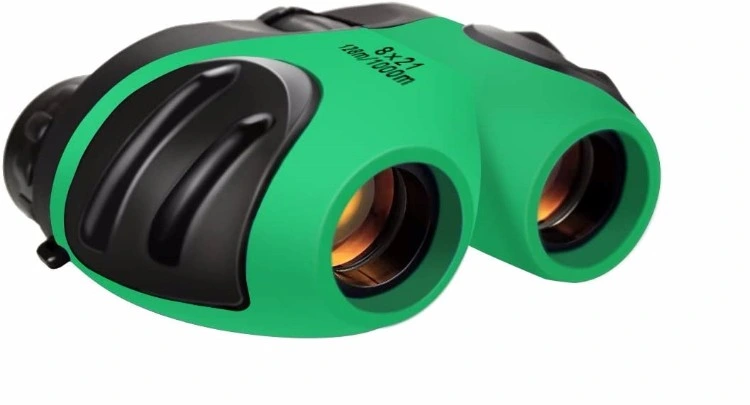 Best Gift 8X21 Glass Lens Eyepiece Folding Binoculars Telescope for Kids Children