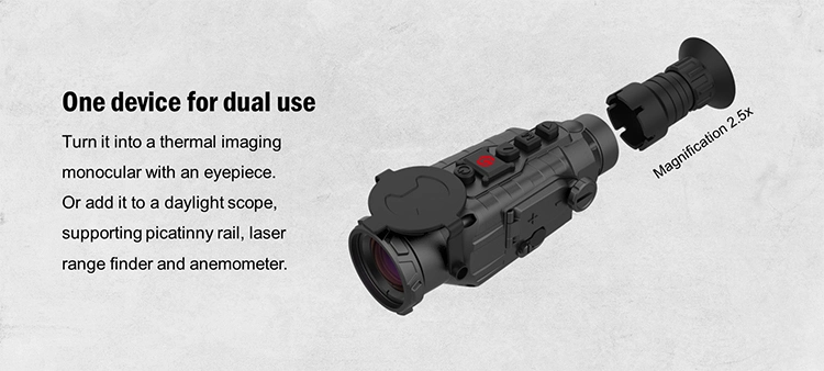 Mini Multi-Functional Handheld Infrared Rifle Scope Hunting Night Vision Monocular Thermal Imaging Sight Camera