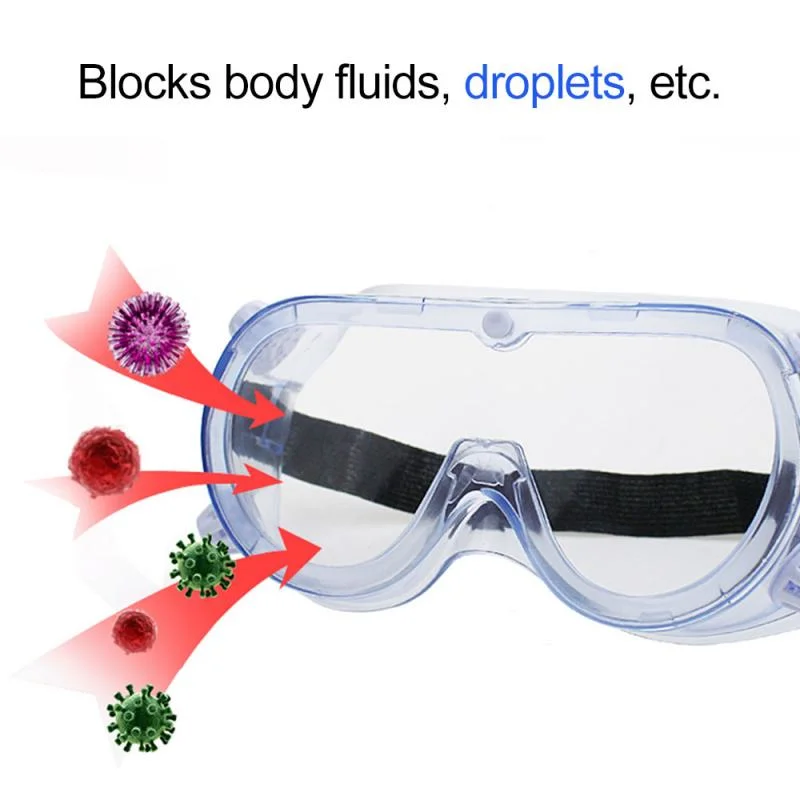 Safety Goggles Glasses Transparent Dust-Proof Glasses Laboratory Dental Glasses Splash Eye Protection Anti-Wind Glasses