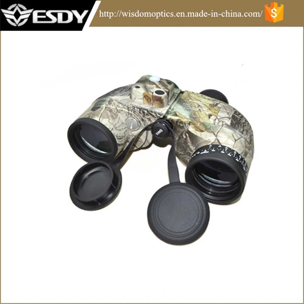 Tactical Gear Military 10X50 Navy Binoculars with Rangefinder Camo Color