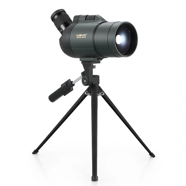 Visionking 25-75X70 Maksutov Spotting Scope 100%Waterproof Bak4 with Tripod (Green)