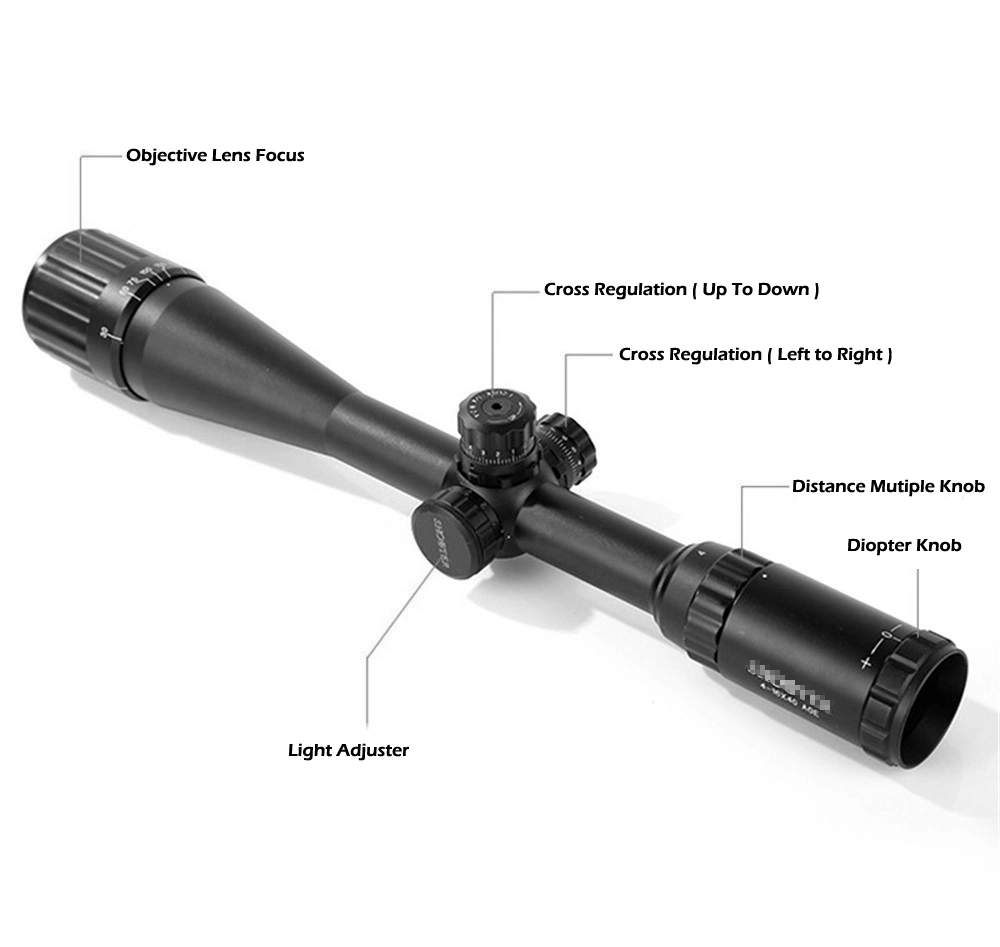 4-16X40 Aoe Rifle Scope Mil-DOT Illuminated Scope for Hunting