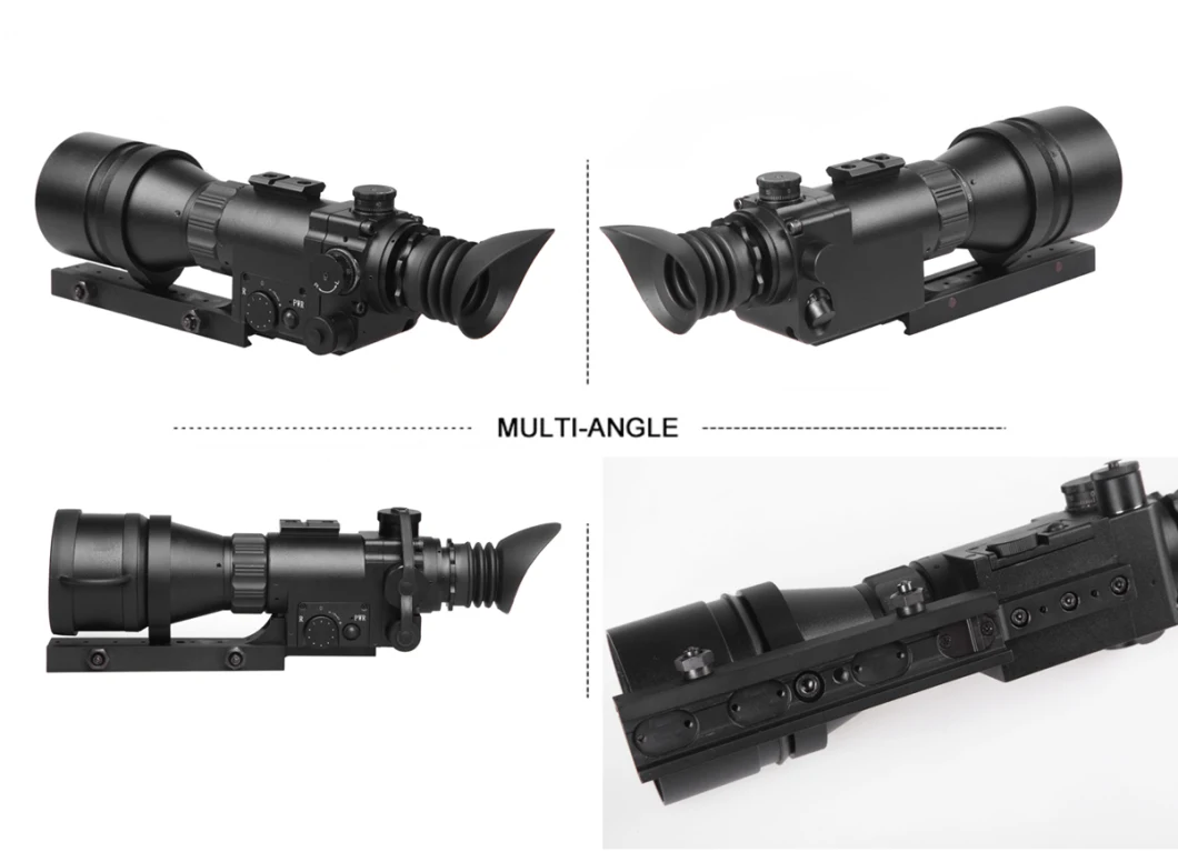 Powerful 4X Tactical Hunting Super Gen 1+ Ranging Reticle Sight Night Vision Rifle Scope