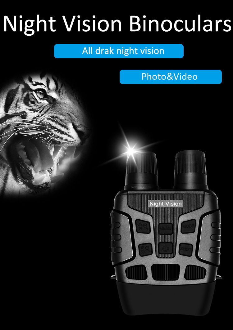 Widescreen Digital Night Vision Infrared Binoculars with Camera