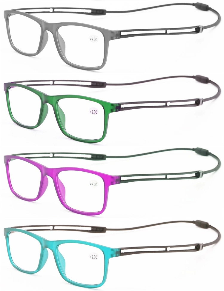 2021 Dcoptical Magnetic Reading Glasses Foldable Reading Glasses Silicon Reading Glasses