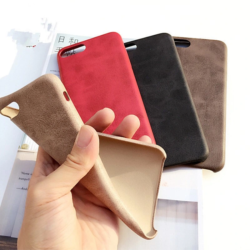 Vintage Style Leather Phone Case for iPhone Xs Max iPhone Xs iPhone 8 Plus iPhone Xr