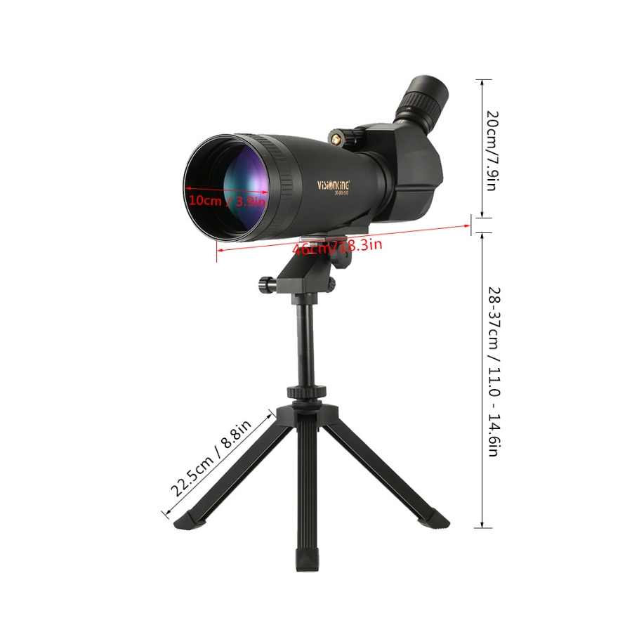Visionking 30-90X100ss Professional Hunting Bird Watching Telescope Bak4 Monocular Optics Spotting Scope with Tripod