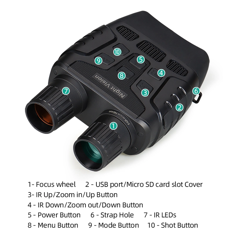 4X Military 960p HD Night Vision Binoculars HK27-0028