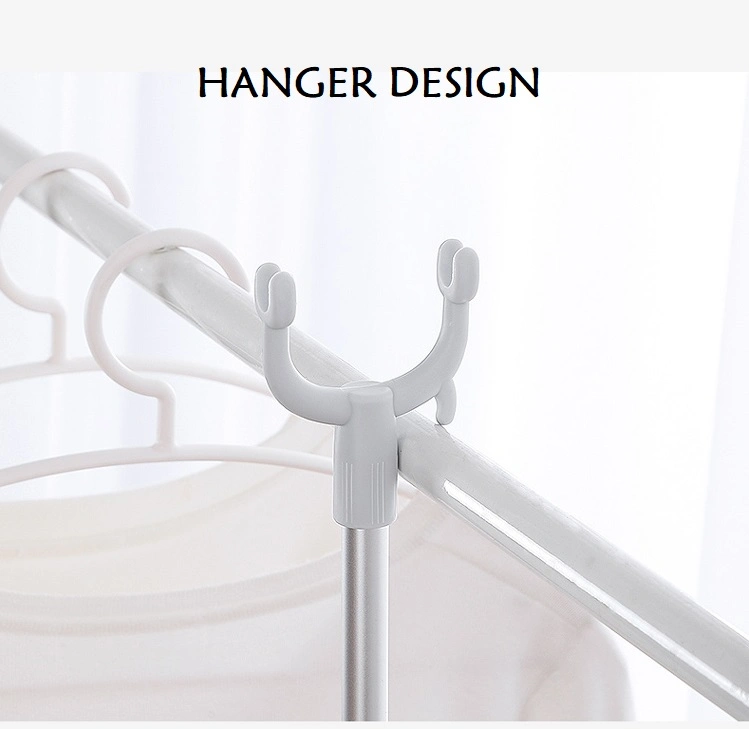 Telescope Clothes Rail Laundry Using Clothes Hanging Pole