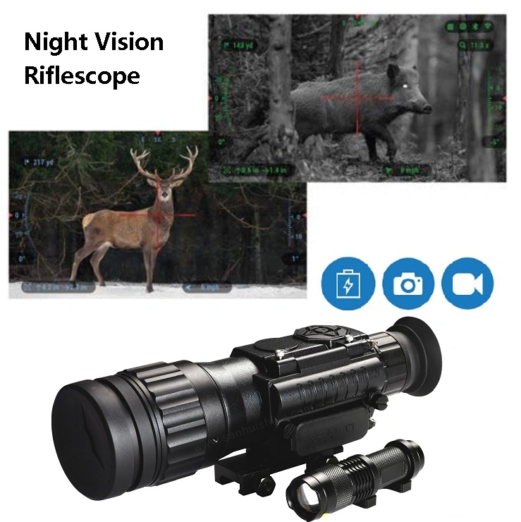 Digital Infrared Night Vision Rifle Scope Air Riflescope Gun Hunting