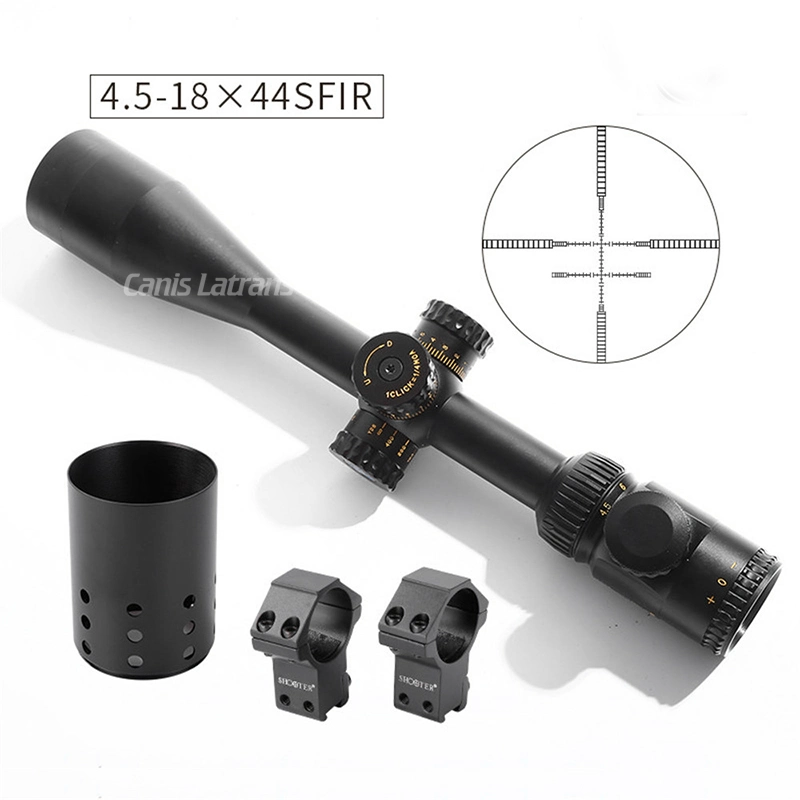4.5-18X44 Sfir Hunting Rifle Scope with Mounts Accessories