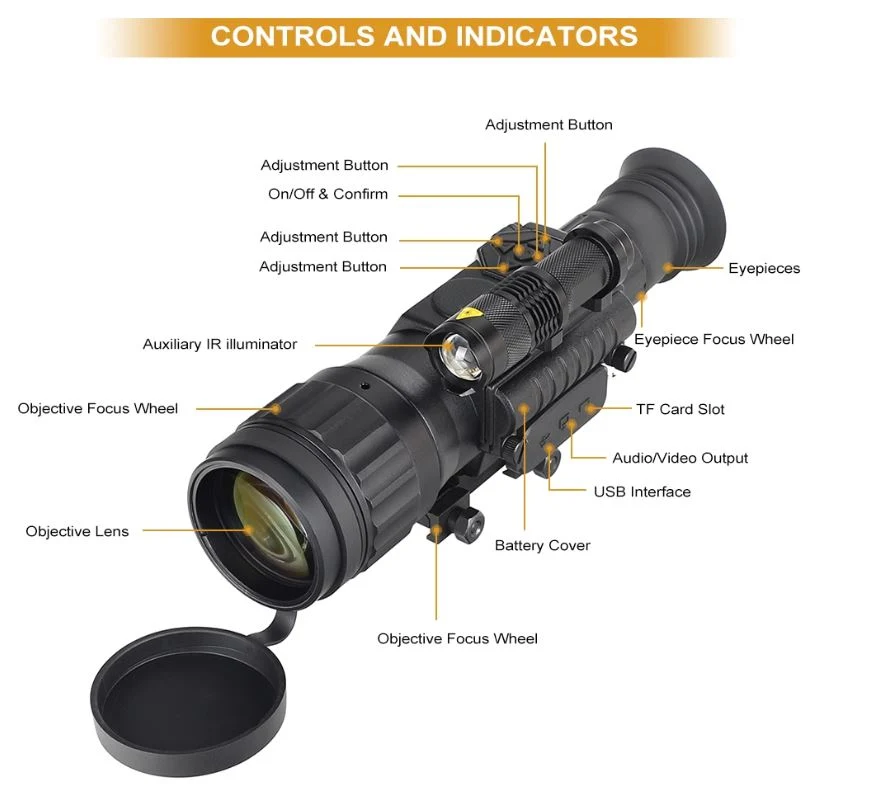 Wild Hunting Digital Night Vision Rifle Scope Hunting Optics