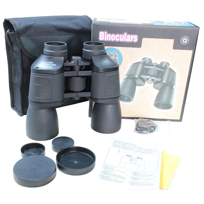Standard Size Porro 20X High-Powered Binoculars 20X50 Binoculars