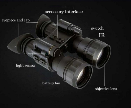 Military Professional Telescope Goggles Waterproof Night Vision Binocular  Long Distance Infrared Binoculars