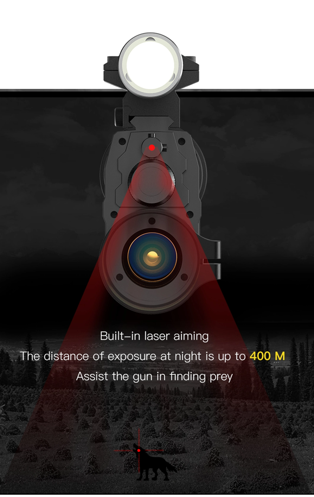 Tactical Hunting Scope Reticle Riflescope Telescope Air Gun Sniper Rifle Scope