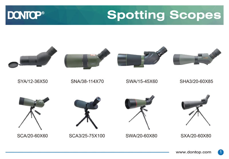 Dontop Optics Waterproof Spotting Scope 20-60X60