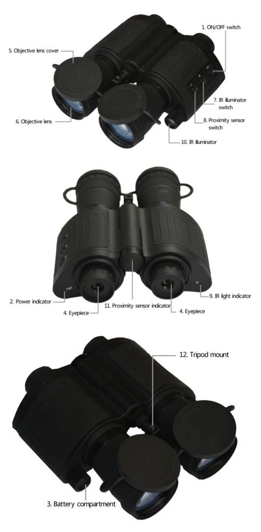 Wholesale Cheap Binoculars Military Infrared Night Vision D-B1105-a