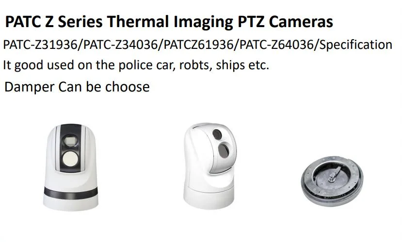 Thermal Imaging PTZ Camera RS-485 IP Waterproof Thermal Imaging Camera Vehicle