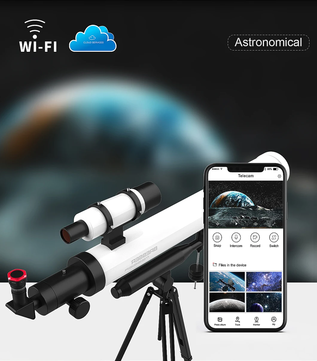 Visionking Telescope Camera CMOS Telescope Camera 2MP Electronic Eyepiece Astronomy Camera for Telescope Astrophotography