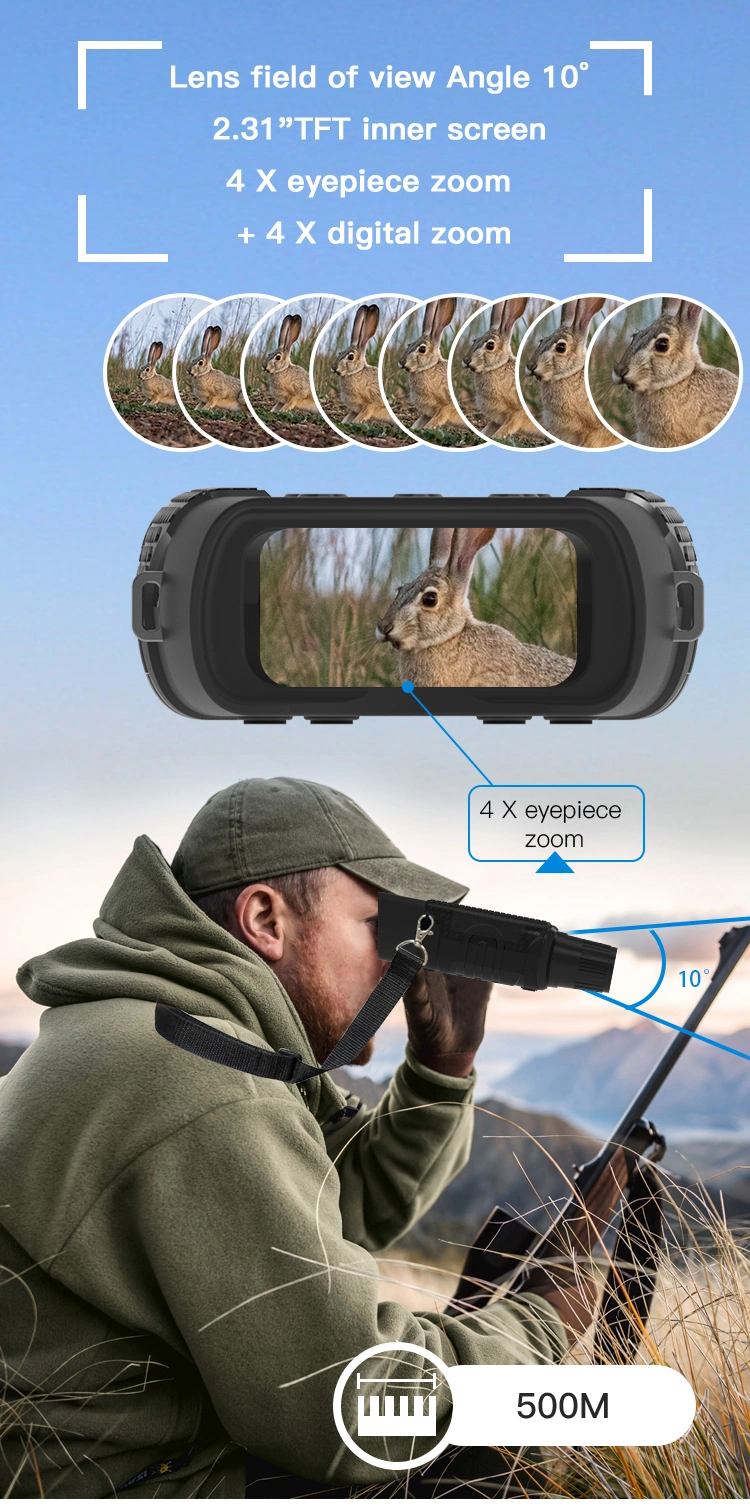 WiFi Remote Control Night Vision Binoculars for Hunting