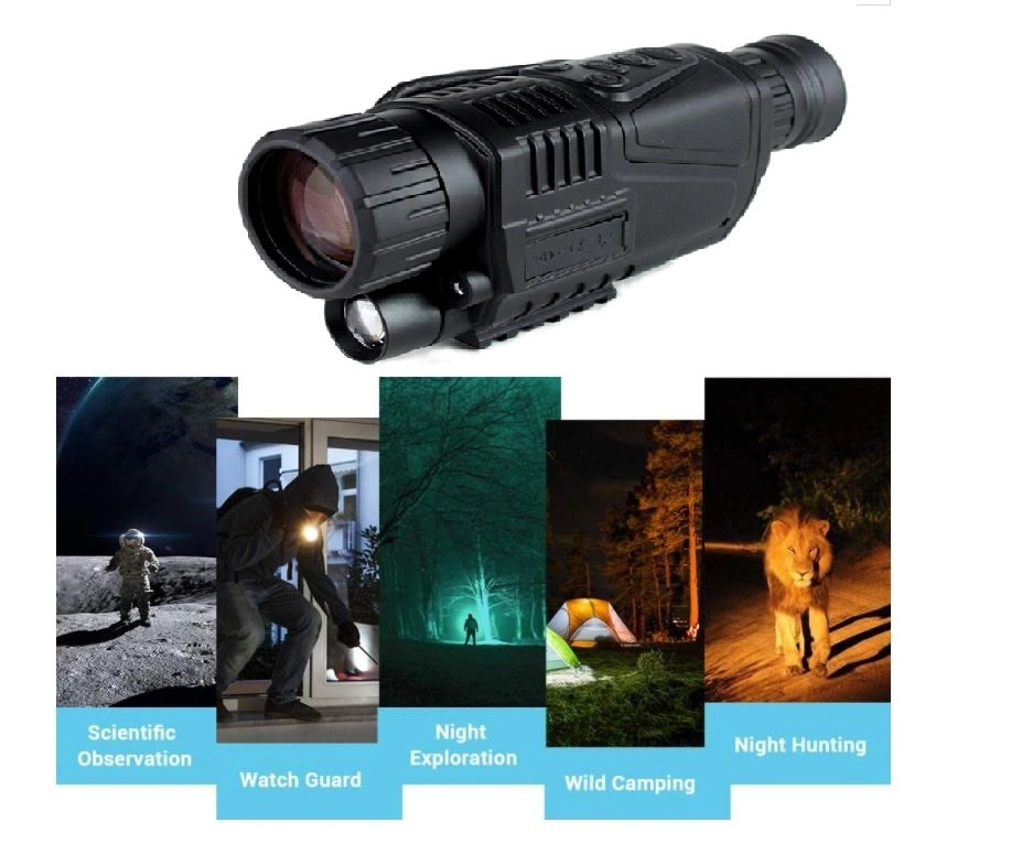 Infrared Night Vision Monocular with Recording Video System for Hunting Goggles